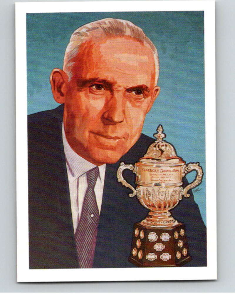 1987 Cartophilium Hockey Hall of Fame #4 Clarence Campbell V53966 Image 1