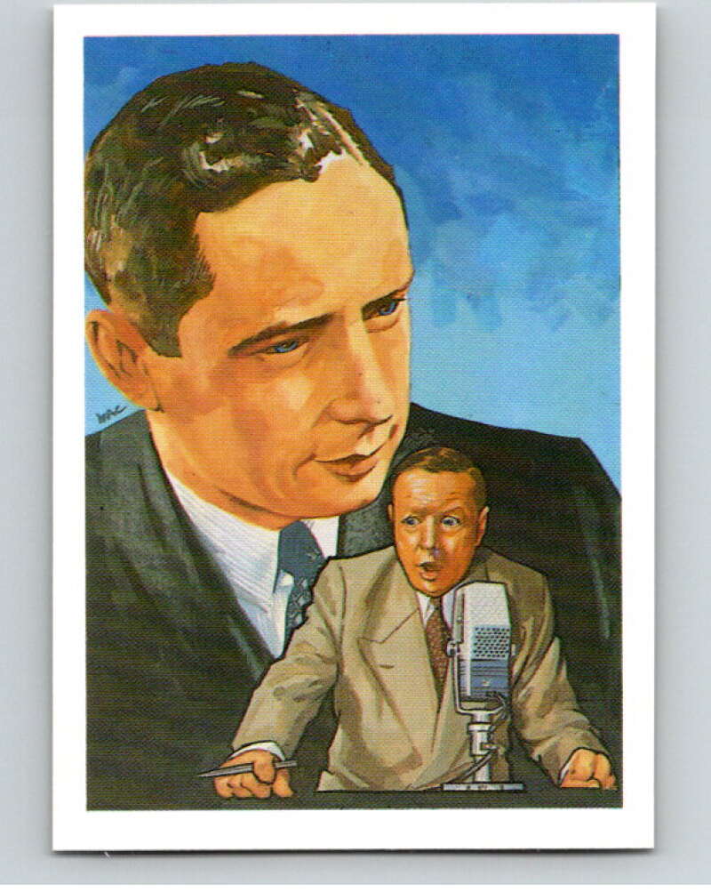 1987 Cartophilium Hockey Hall of Fame #8 Foster W. Hewitt V53970 Image 1