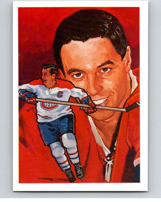 1987 Cartophilium Hockey Hall of Fame #31 Jean Beliveau  V53993 Image 1