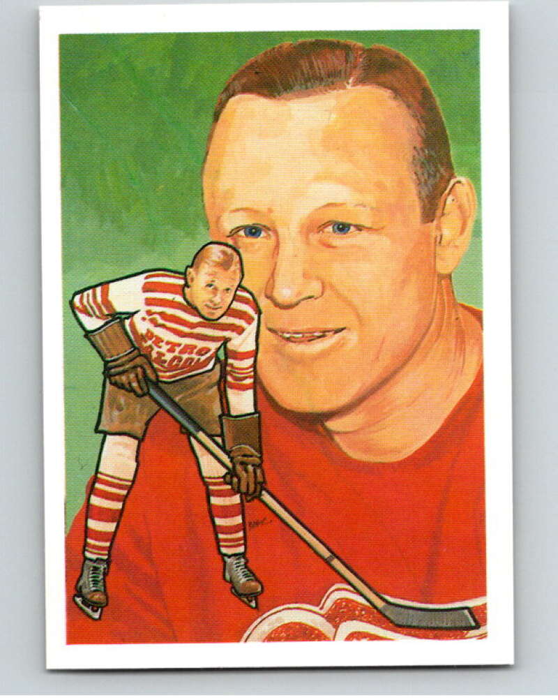 1987 Cartophilium Hockey Hall of Fame #35 Ebbie Goodfellow V53997 Image 1