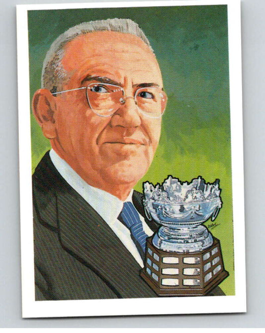 1987 Cartophilium Hockey Hall of Fame #41 Frank J Selke  V54003 Image 1