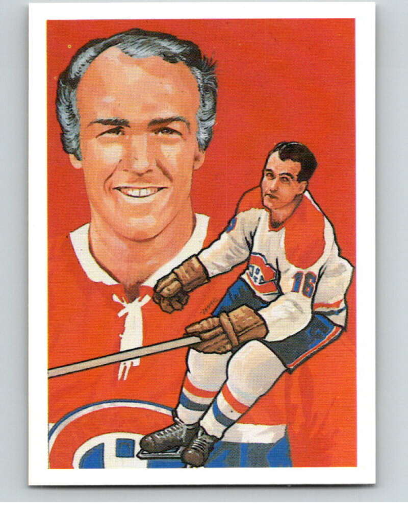 1987 Cartophilium Hockey Hall of Fame #91 Henri Richard V54053 Image 1