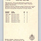 1987 Cartophilium Hockey Hall of Fame #108 Dickie Brown  V54070 Image 2