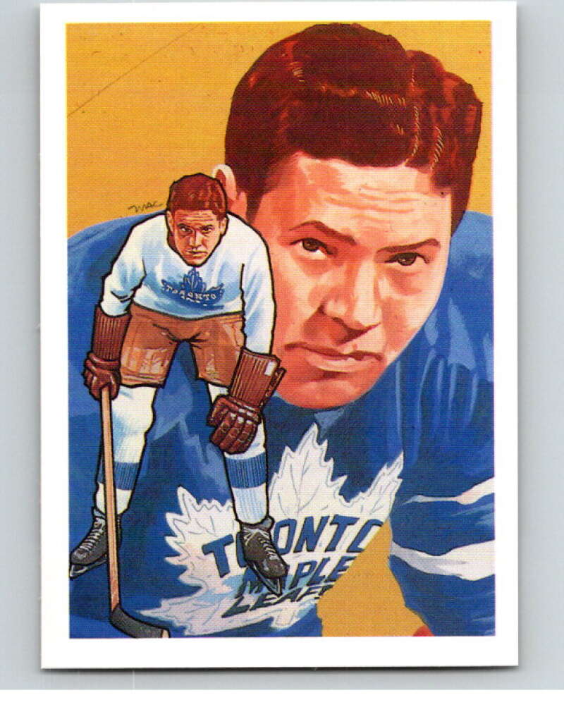 1987 Cartophilium Hockey Hall of Fame #115 Red Horner V54077 Image 1