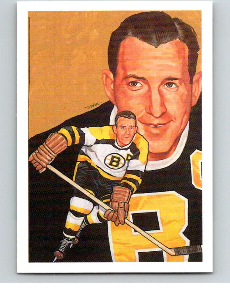 1987 Cartophilium Hockey Hall of Fame #165 Milt Schmidt V54127 Image 1