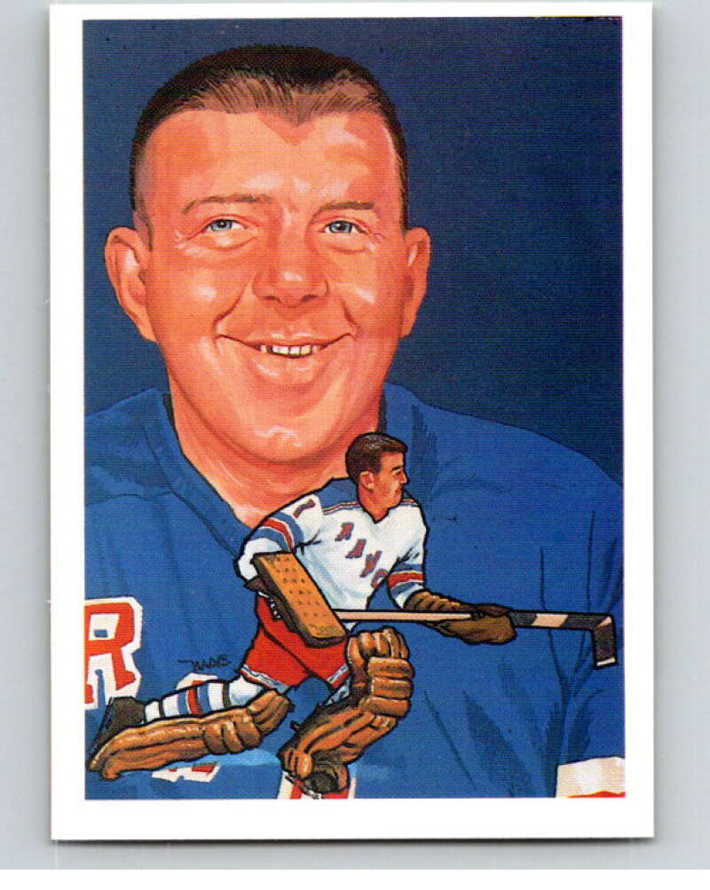 1987 Cartophilium Hockey Hall of Fame #180 Gump Worsley V54142 Image 1