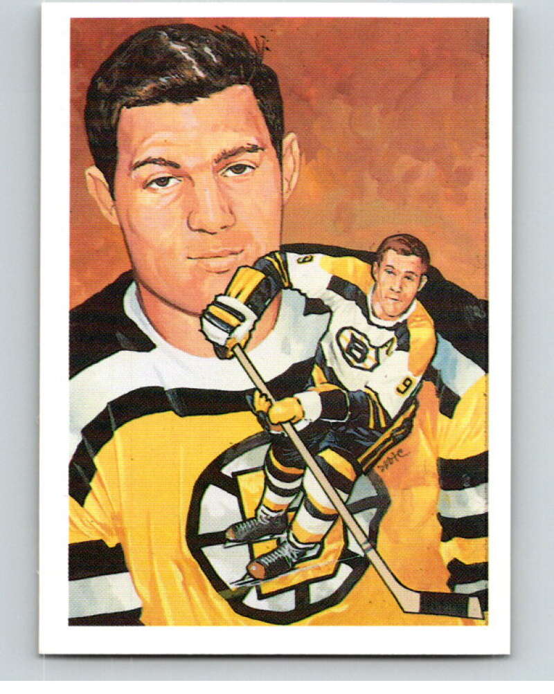 1987 Cartophilium Hockey Hall of Fame #181 John Bucyk V54143 Image 1