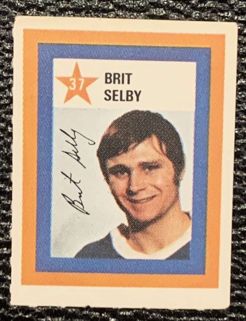 1970-71 Colgate Stamps #37 Brit Selby Toronto Maple Leafs V54226 Image 1