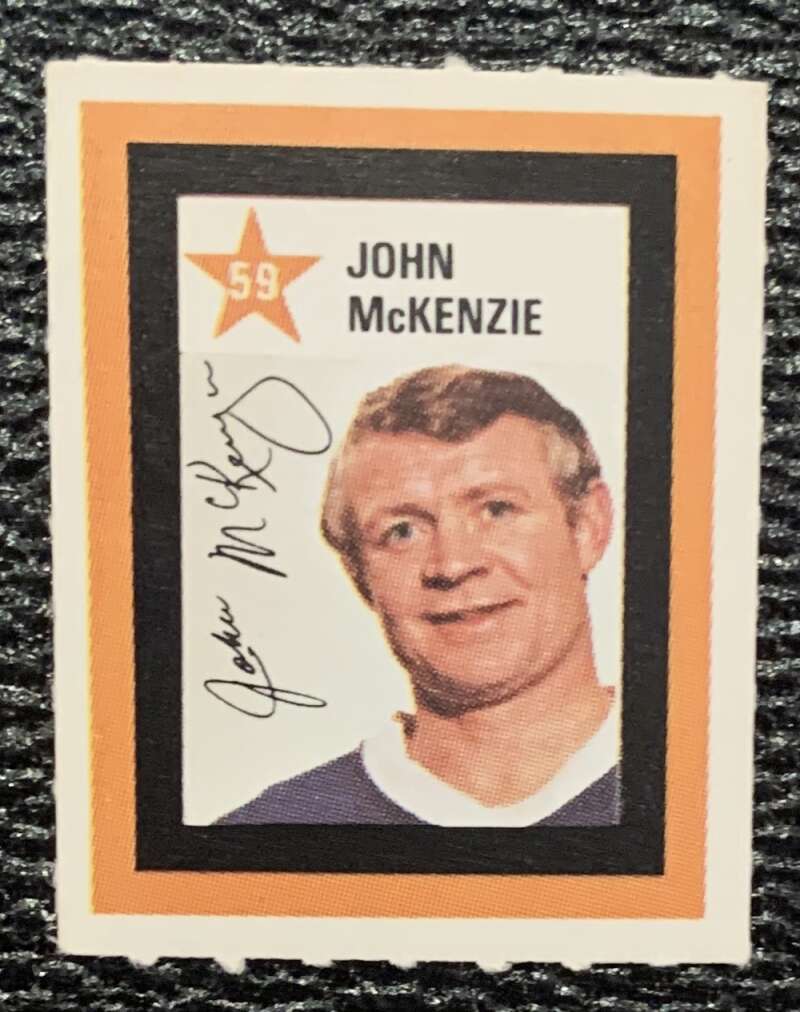 1970-71 Colgate Stamps #59 John McKenzie Philadelphia Flyers V54234 Image 1