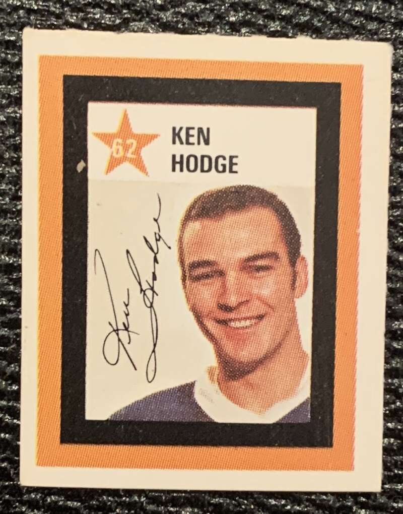 1970-71 Colgate Stamps #62 Ken Hodge Boston Bruins V54239 Image 1