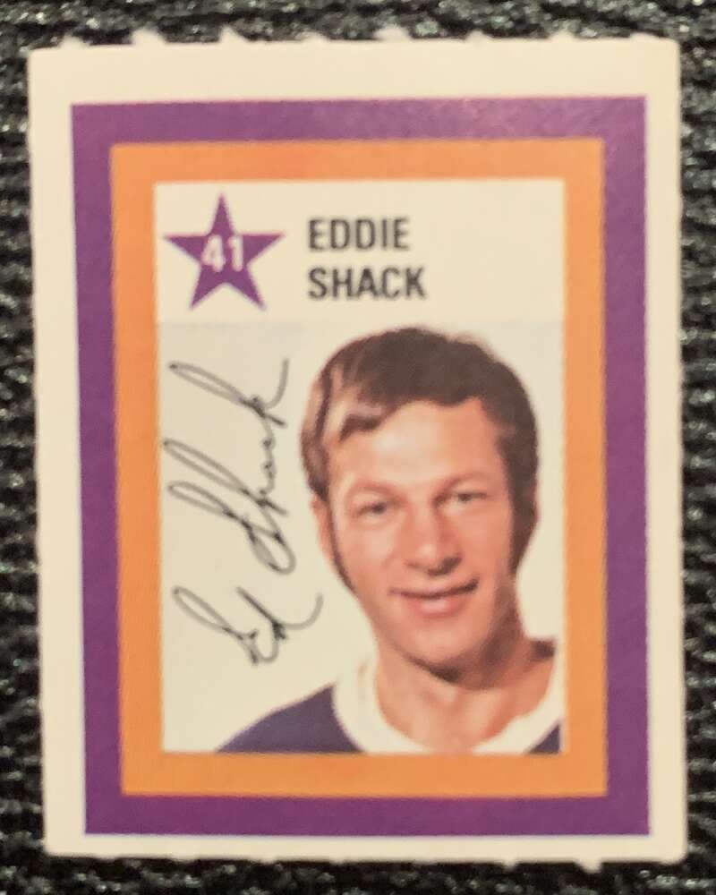 1970-71 Colgate Stamps #41 Eddie Shack Los Angeles Kings V54246 Image 1