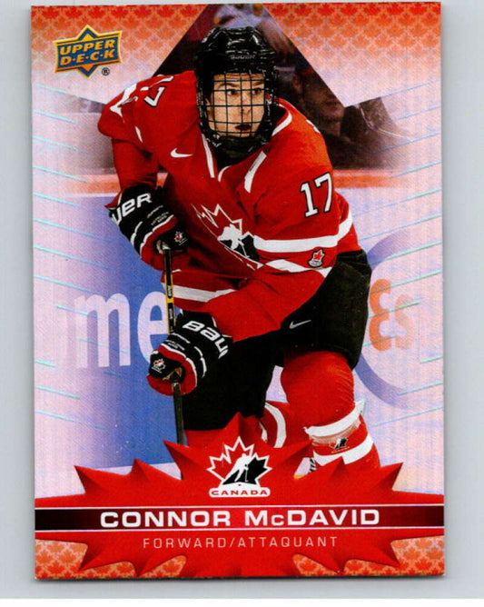 2021-22 Upper Deck Tim Hortons Team Canada  #1 Connor McDavid  V52520 Image 1
