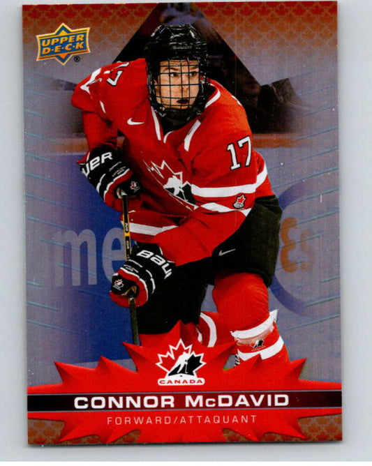 2021-22 Upper Deck Tim Hortons Team Canada  #1 Connor McDavid  V52521 Image 1