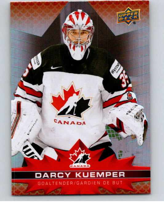 2021-22 Upper Deck Tim Hortons Team Canada  #3 Darcy Kuemper   V52524 Image 1