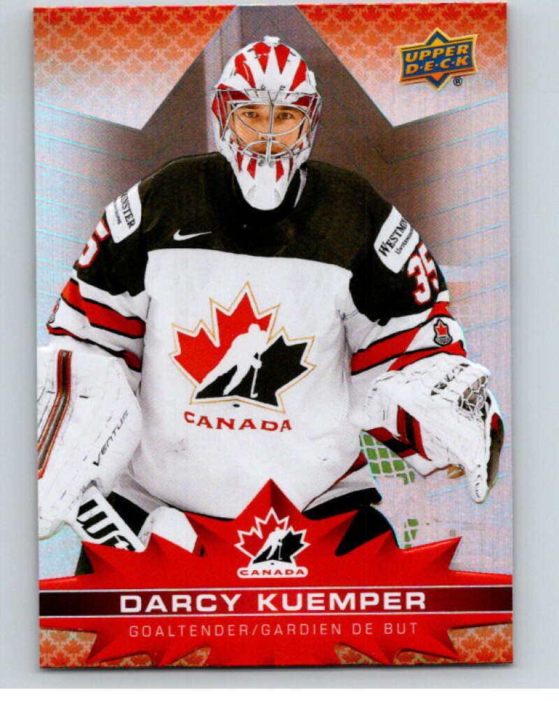 2021-22 Upper Deck Tim Hortons Team Canada  #3 Darcy Kuemper   V52525 Image 1