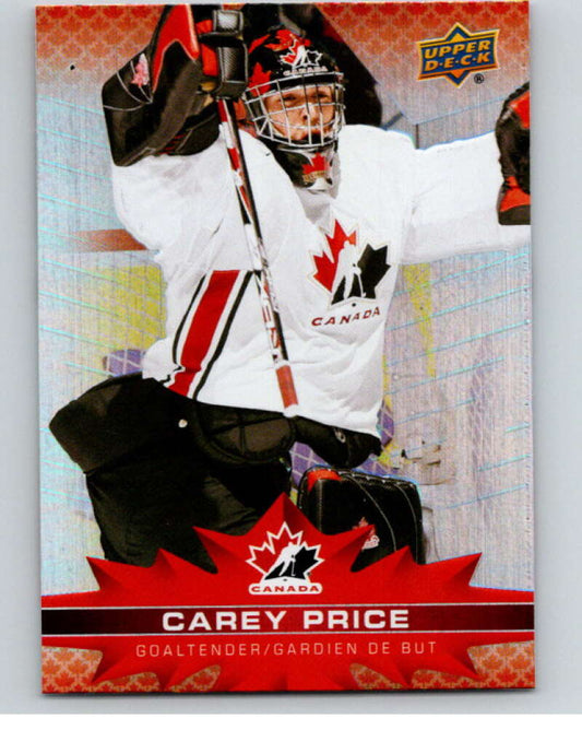 2021-22 Upper Deck Tim Hortons Team Canada  #10 Carey Price    V52539 Image 1