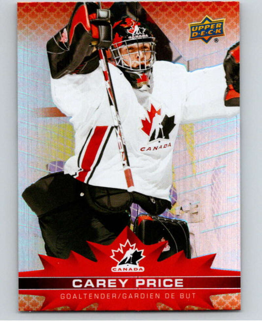2021-22 Upper Deck Tim Hortons Team Canada  #10 Carey Price    V52540 Image 1
