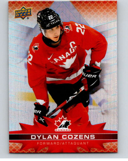 2021-22 Upper Deck Tim Hortons Team Canada  #11 Dylan Cozens    V52541 Image 1