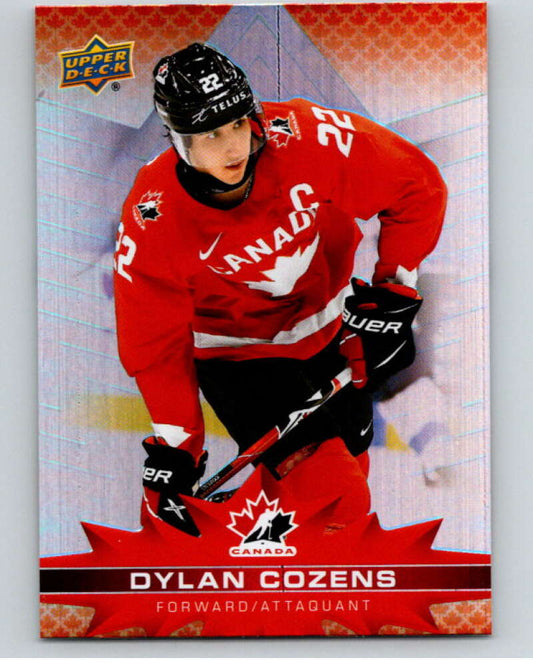 2021-22 Upper Deck Tim Hortons Team Canada  #11 Dylan Cozens    V52542 Image 1