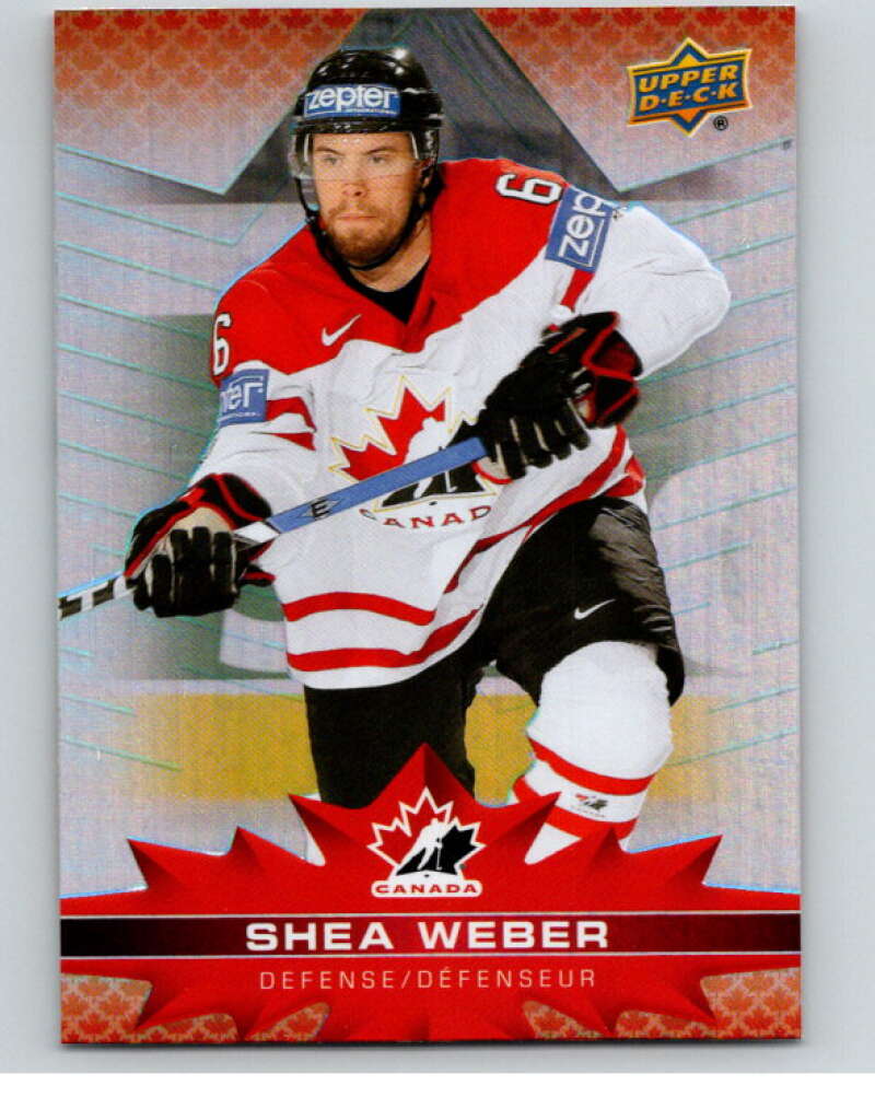 2021-22 Upper Deck Tim Hortons Team Canada #12 Shea Weber V52543 Image 1
