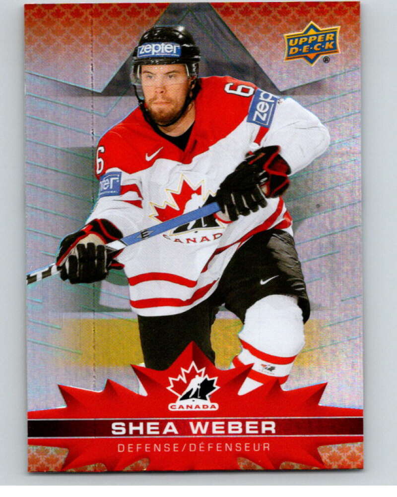 2021-22 Upper Deck Tim Hortons Team Canada #12 Shea Weber V52544 Image 1