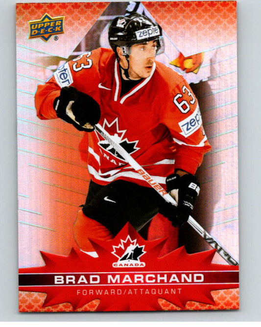 2021-22 Upper Deck Tim Hortons Team Canada  #13 Brad Marchand    V52546 Image 1