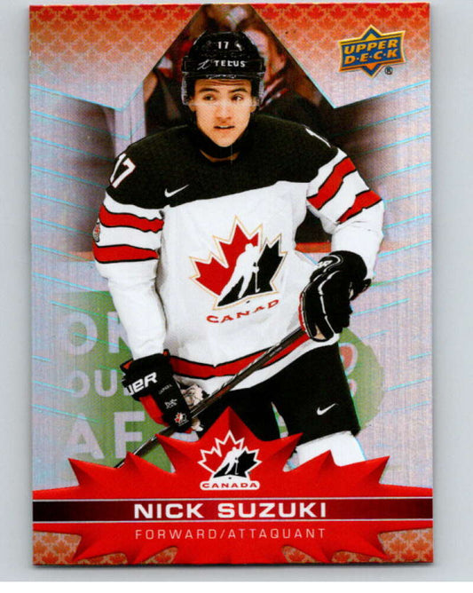 2021-22 Upper Deck Tim Hortons Team Canada  #14 Nick Suzuki    V52547 Image 1