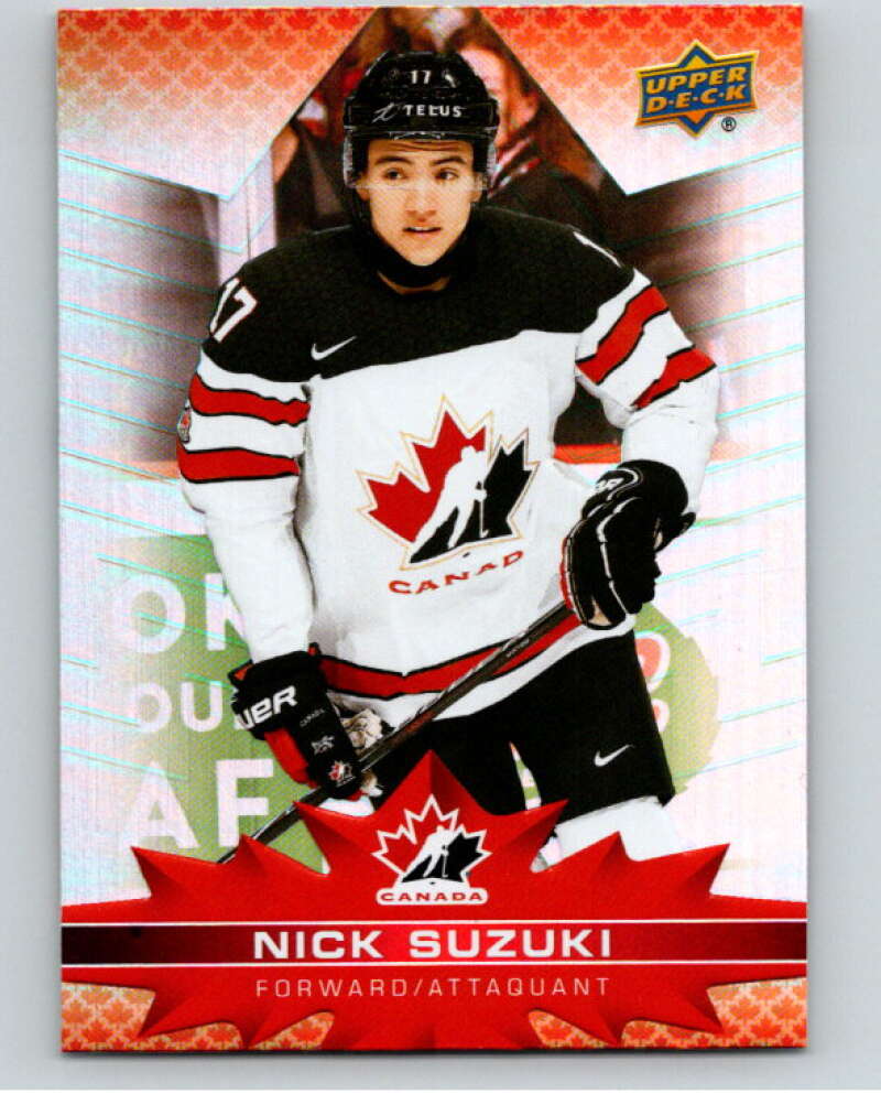 2021-22 Upper Deck Tim Hortons Team Canada #14 Nick Suzuki V52548 Image 1