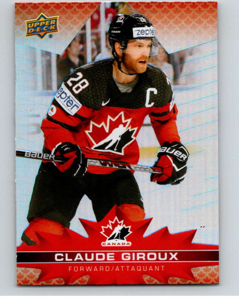 2021-22 Upper Deck Tim Hortons Team Canada #17 Claude Giroux V52553 Image 1