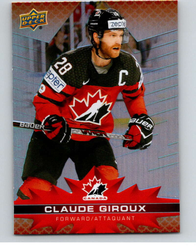 2021-22 Upper Deck Tim Hortons Team Canada #17 Claude Giroux V52554 Image 1