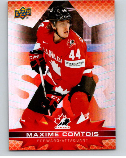 2021-22 Upper Deck Tim Hortons Team Canada  #19 Maxime Comtois    V52557 Image 1