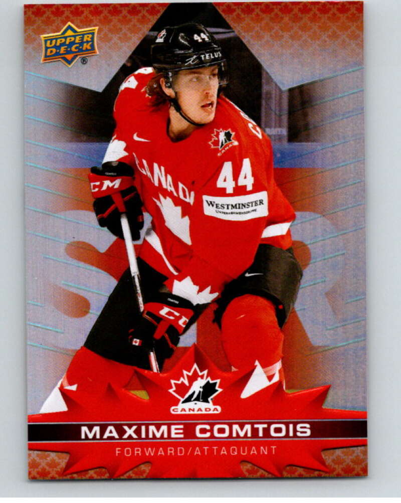 2021-22 Upper Deck Tim Hortons Team Canada #19 Maxime Comtois V52558 Image 1
