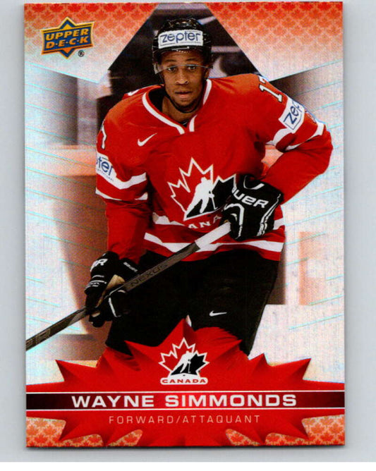 2021-22 Upper Deck Tim Hortons Team Canada  #22 Wayne Simmonds    V52563 Image 1
