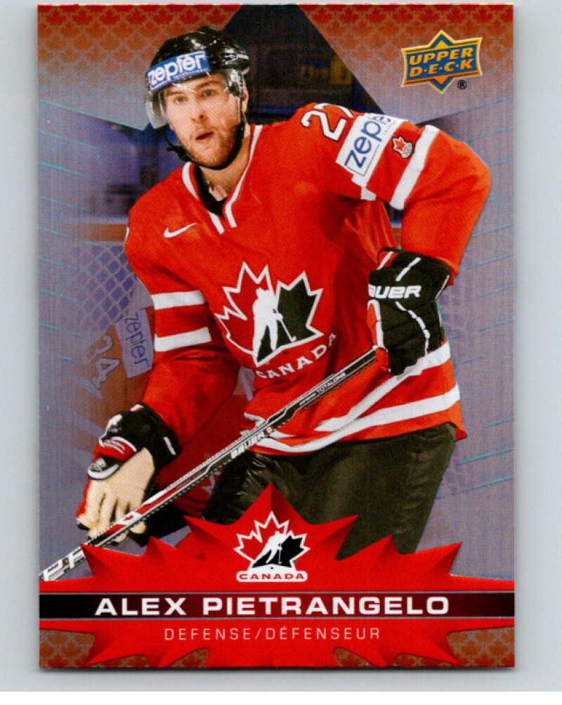 2021-22 Upper Deck Tim Hortons Team Canada #25 Alex Pietrangelo V52569 Image 1