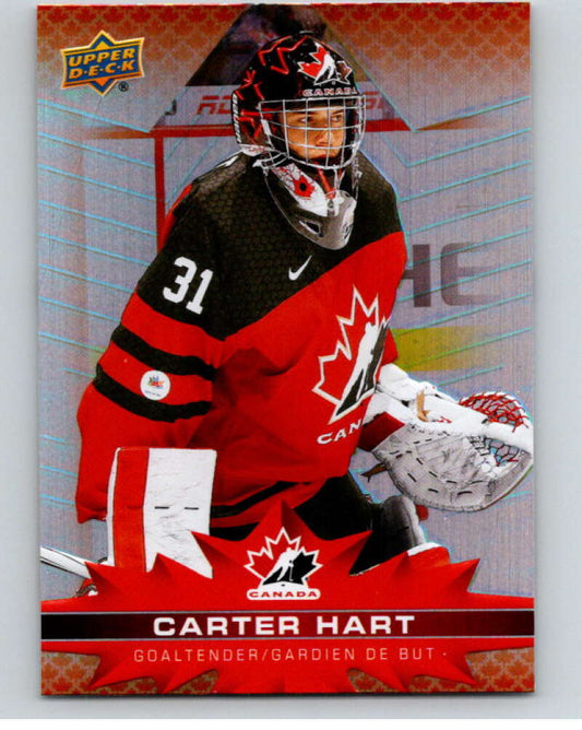 2021-22 Upper Deck Tim Hortons Team Canada  #26 Carter Hart    V52571 Image 1