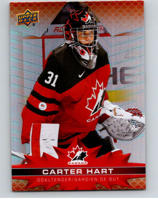 2021-22 Upper Deck Tim Hortons Team Canada  #26 Carter Hart    V52572 Image 1