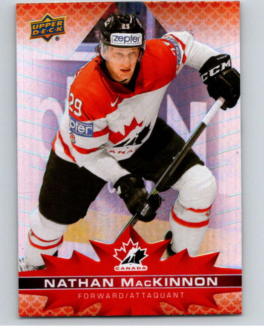 2021-22 Upper Deck Tim Hortons Team Canada  #31 Nathan MacKinnon    V52582 Image 1