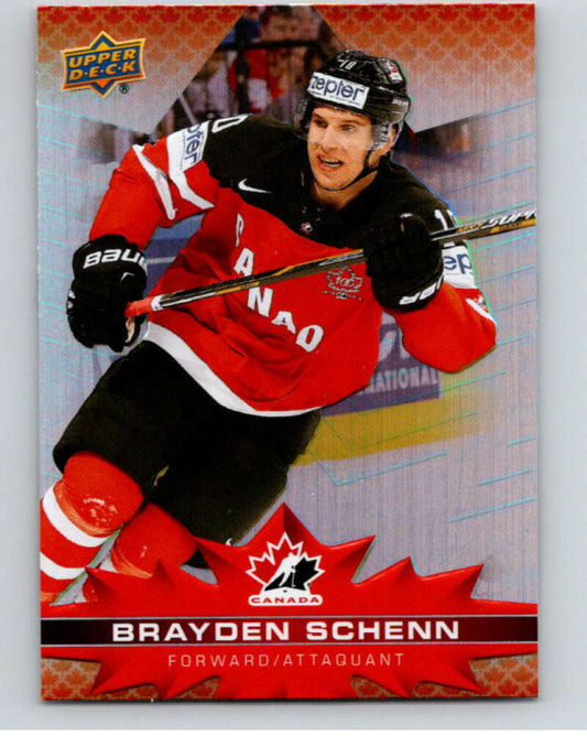 2021-22 Upper Deck Tim Hortons Team Canada  #33 Brayden Schenn    V52585 Image 1
