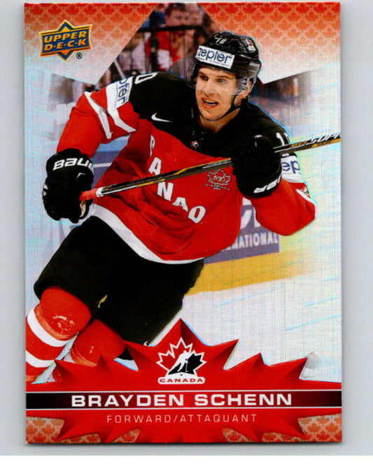 2021-22 Upper Deck Tim Hortons Team Canada  #33 Brayden Schenn    V52586 Image 1