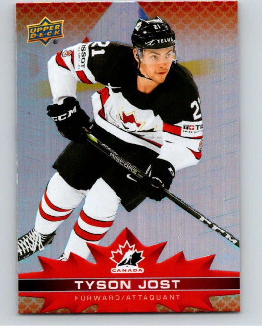 2021-22 Upper Deck Tim Hortons Team Canada  #34 Tyson Jost    V52588 Image 1