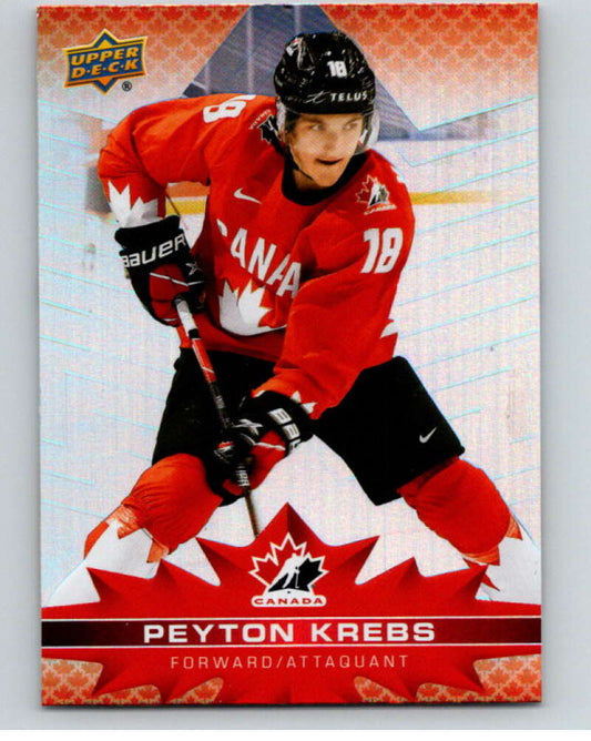 2021-22 Upper Deck Tim Hortons Team Canada  #35 Peyton Krebs    V52589 Image 1