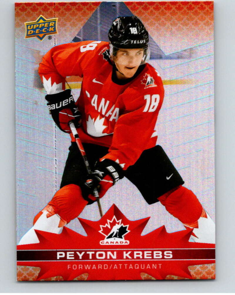 2021-22 Upper Deck Tim Hortons Team Canada #35 Peyton Krebs V52590 Image 1