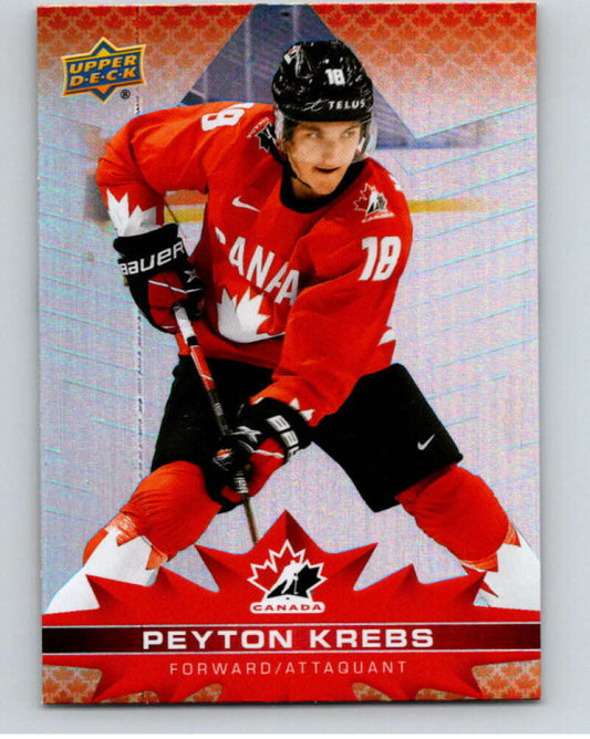 2021-22 Upper Deck Tim Hortons Team Canada  #35 Peyton Krebs    V52590 Image 1