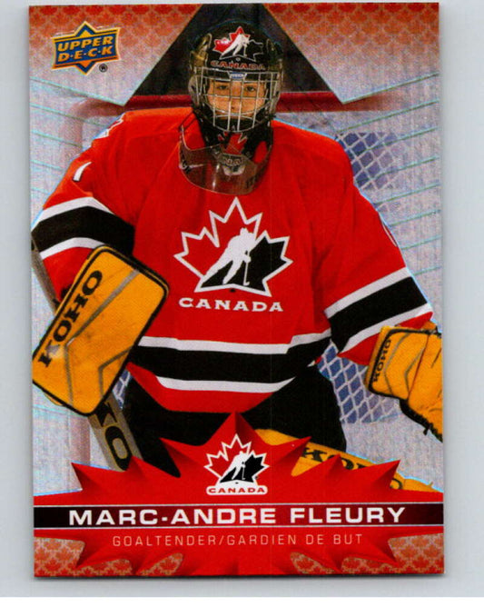 2021-22 Upper Deck Tim Hortons Team Canada  #36 Marc-Andre Fleury    V52591 Image 1