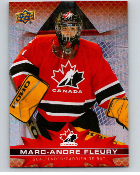 2021-22 Upper Deck Tim Hortons Team Canada  #36 Marc-Andre Fleury    V52592 Image 1