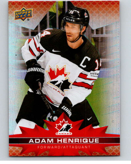 2021-22 Upper Deck Tim Hortons Team Canada  #39 Adam Henrique    V52598 Image 1