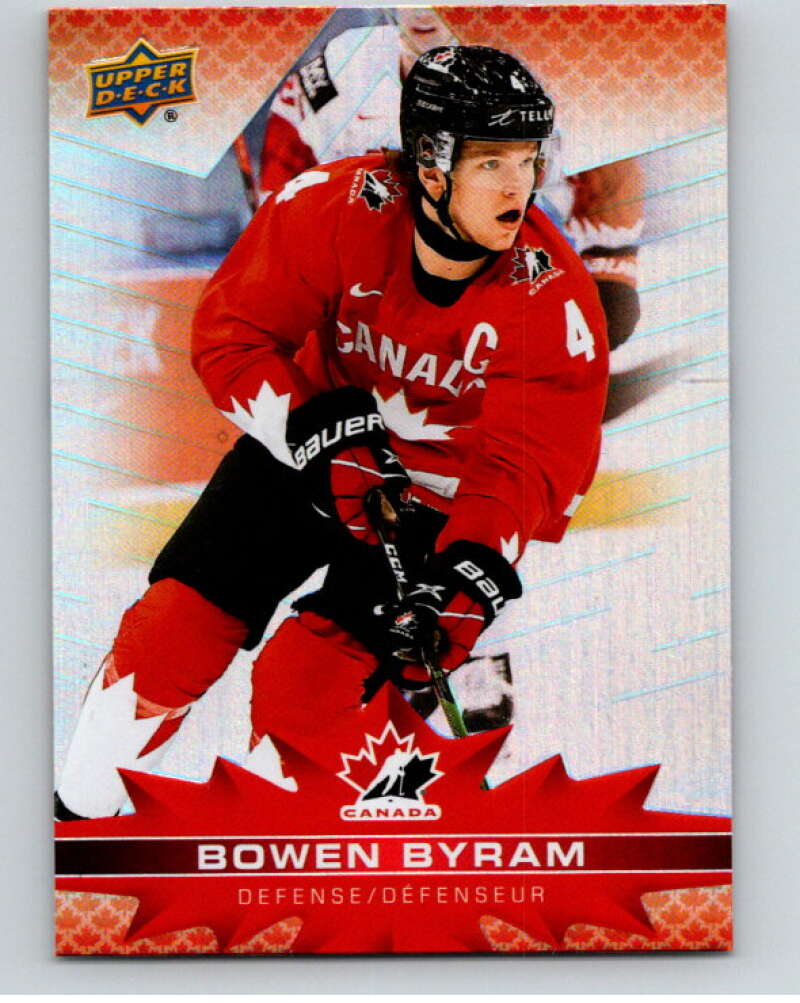 2021-22 Upper Deck Tim Hortons Team Canada #41 Bowen Byram V52601 Image 1