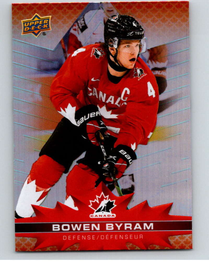 2021-22 Upper Deck Tim Hortons Team Canada #41 Bowen Byram V52602 Image 1