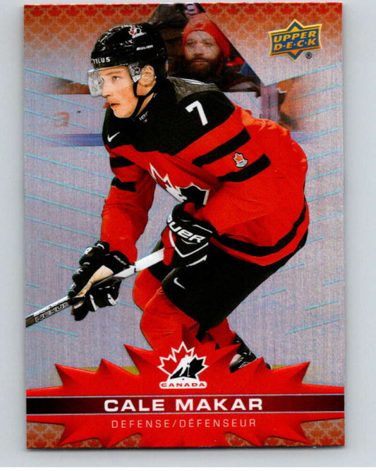 2021-22 Upper Deck Tim Hortons Team Canada  #43 Cale Makar    V52607 Image 1