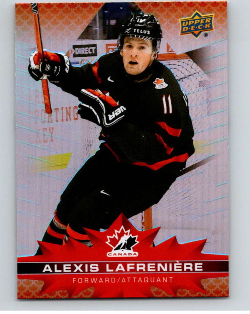 2021-22 Upper Deck Tim Hortons Team Canada #50 Alexis Lafreniere V52623 Image 1